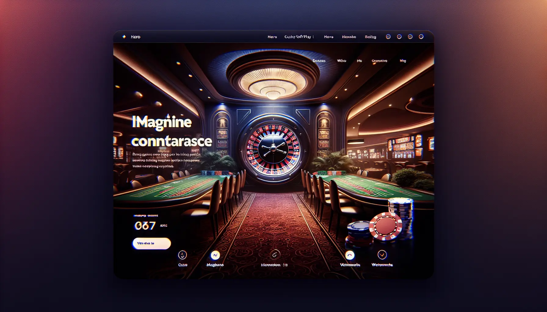 CushySlot Casino Hero Background